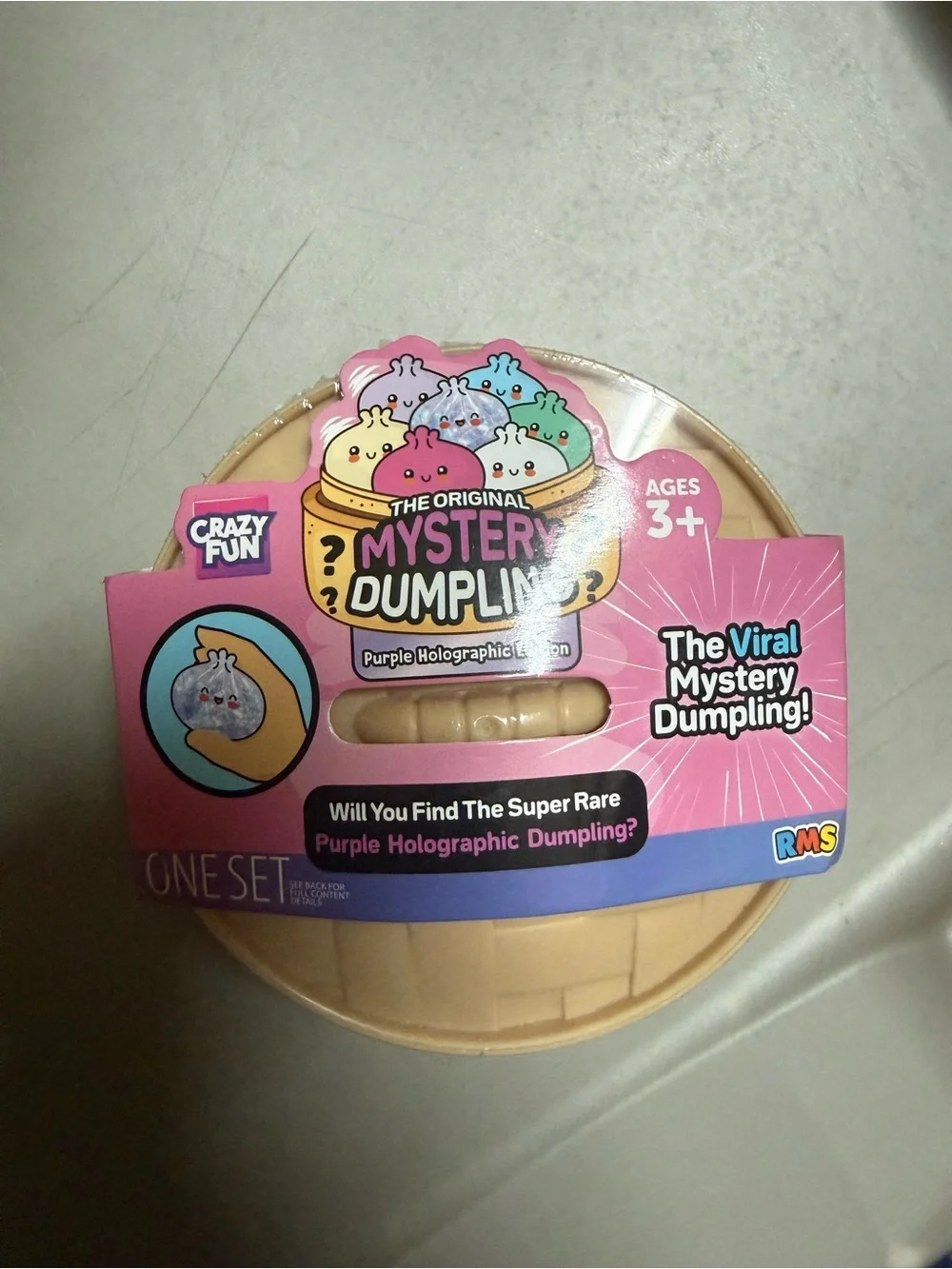 NEW RMS The Original Mystery Dumpling - Pink Purple Holographic Edition